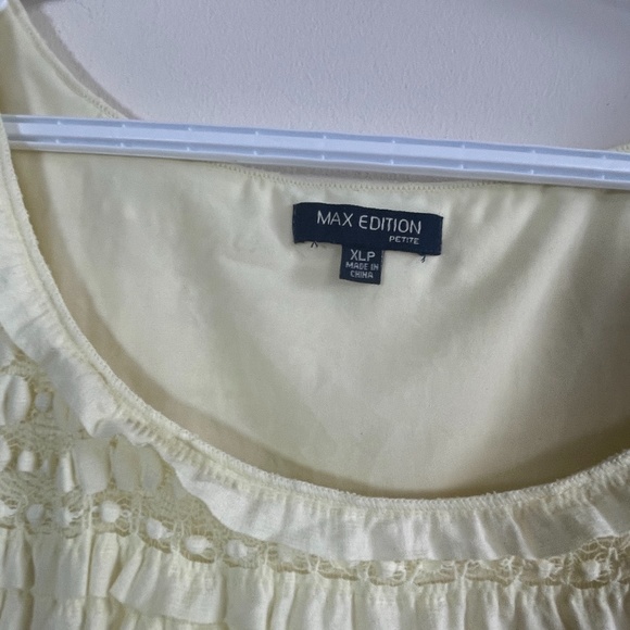 🎀3/$30 Max Edition Yellow Lace Dress - Picture 3 of 5